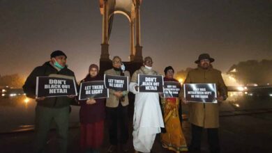 India Gate Netaji Hologram Statue