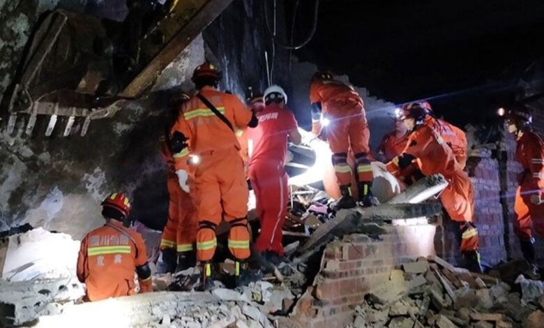Earthquake in China : চীনে ভয়াবহ ভূমিকম্প - রিখটার স্কেলে মাত্রা ৫.৯ , জখম শতাধিক